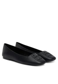 DKNY Baleriny K3522764 Czarny. Kolor: czarny. Materiał: skóra #4