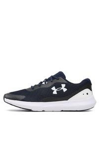 Under Armour Buty do biegania UA Surge 3 3024883-400 Granatowy. Kolor: niebieski. Materiał: mesh, materiał