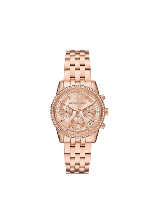 Michael Kors Zegarek Ritz Ladies Chronograph MK7531 Różowy. Kolor: różowy