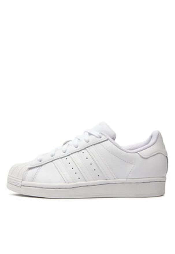 Adidas - adidas Sneakersy Superstar J EF5399 Biały. Kolor: biały. Materiał: skóra. Model: Adidas Superstar