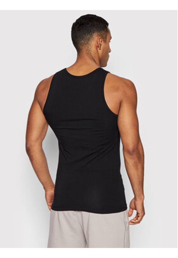 United Colors of Benetton - United Colors Of Benetton Tank top 3OP82H257 Czarny Regular Fit. Kolor: czarny. Materiał: bawełna
