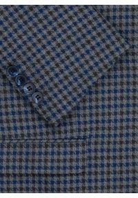 Pako Lorente - PAKO LORENTE – Granatowa marynarka w drobną kratę. Kolor: niebieski. Materiał: wiskoza, poliester, elastan. Sezon: jesień #5