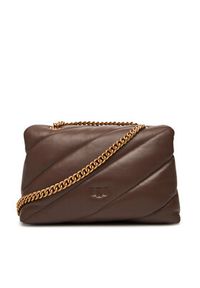 Pinko - PINKO Torebka Love Puff Classic Cl Al 25-26 PLTT 100038 A0F2 Brązowy. Kolor: brązowy. Materiał: skórzane #3