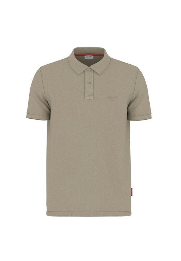 JOOP! Jeans Polo Ambrosian 30045619 Beżowy Modern Fit. Typ kołnierza: polo. Kolor: beżowy. Materiał: bawełna