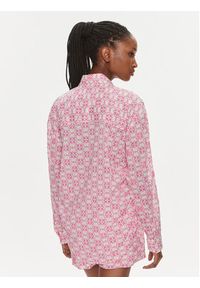 Pinko Koszula 103194 A1Q1 Różowy Regular Fit. Kolor: różowy. Materiał: bawełna #4