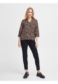 Fransa Bluzka 20612325 Kolorowy Regular Fit. Materiał: wiskoza. Wzór: kolorowy