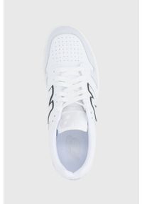 New Balance Buty skórzane BB480LBS kolor biały. Nosek buta: okrągły. Zapięcie: sznurówki. Kolor: biały. Materiał: skóra #2