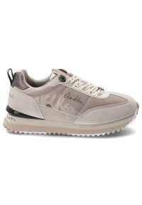 Sneakersy damskie Anekke, ze skóry naturalnej zamszowej sznurowanie lekka podeszwa sportowy styl casual, białe, 42370-482. Okazja: na co dzień. Zapięcie: sznurówki. Kolor: biały. Materiał: skóra, zamsz. Szerokość cholewki: normalna. Wzór: aplikacja #7