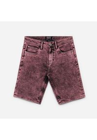 Cropp - Jeansowe szorty - Różowy. Kolor: różowy. Materiał: jeans #1