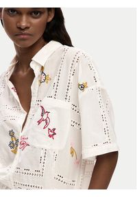 Desigual Koszula Martin 26SWCW30 Biały Regular Fit. Kolor: biały. Materiał: bawełna #2