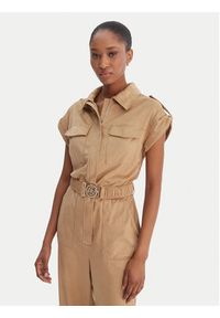 Guess Kombinezon W6RD61 WJ472 Brązowy Regular Fit. Kolor: brązowy. Materiał: syntetyk #3