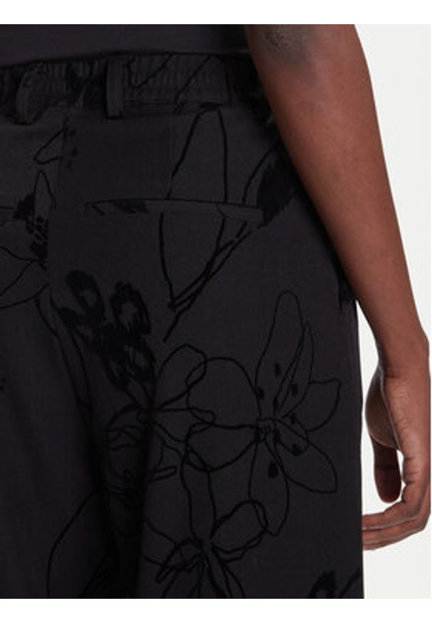 Desigual Spodnie materiałowe Flock 25WWPW05 Czarny Regular Fit. Kolor: czarny. Materiał: syntetyk