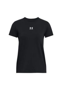 Under Armour - Koszulka Under Armor Off Campus Core Ss Damskie. Kolor: wielokolorowy, biały, czarny. Materiał: bawełna. Sport: bieganie #1
