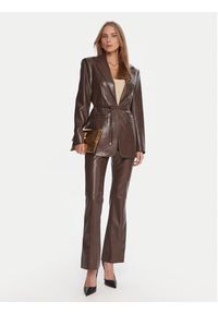 Marciano Guess Kurtka z imitacji skóry 5BGN04 7389A Brązowy Regular Fit. Kolor: brązowy. Materiał: syntetyk #5