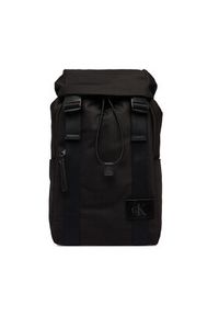 Calvin Klein Plecak Canvas Mix Backpack LV04D3364G Czarny. Kolor: czarny. Materiał: materiał #5