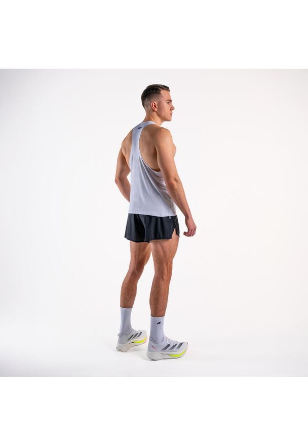 Tank top DZIK® PRO RUN biały. Kolor: biały. Materiał: materiał. Sport: bieganie