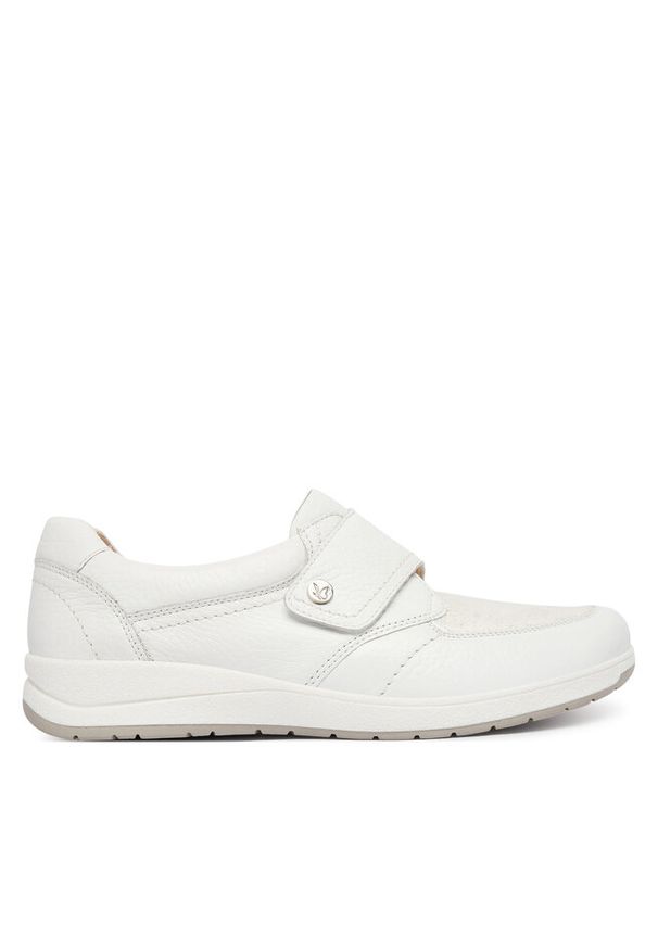 Półbuty Caprice. Kolor: biały