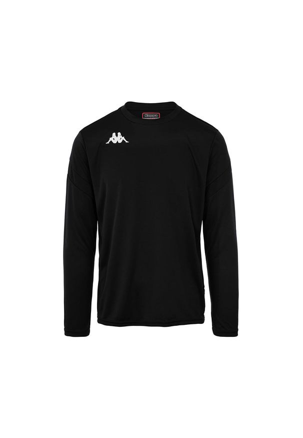 Koszulka dziecięca Kappa Dovol. Kolor: czarny. Sport: piłka nożna