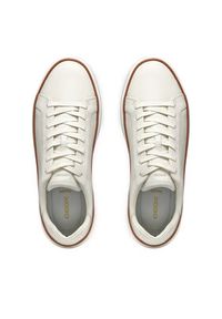 Geox Sneakersy U Zackerty U46HPA 00046 C1000 Biały. Kolor: biały. Materiał: skóra