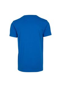 BUILD YOUR BRAND - Bawełniana Koszulka Unisex Dla Dorosłych Z Okrągłym Dekoltem. Kolor: niebieski. Materiał: bawełna. Sport: turystyka piesza