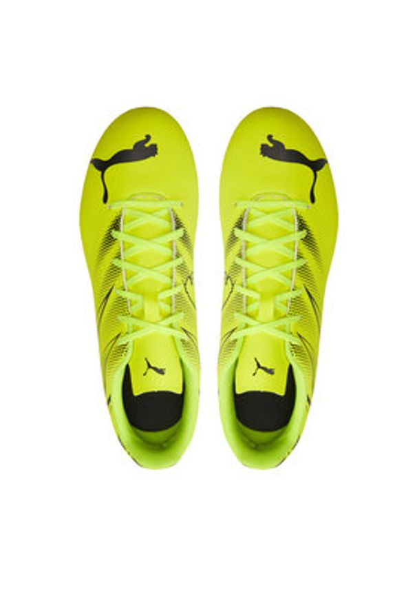 Puma Buty do piłki nożnej Attacanto Fg/Ag 10747707 07 Żółty. Kolor: żółty. Materiał: skóra