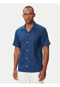 TOMMY HILFIGER - Tommy Hilfiger Koszula MW0MW43090 Niebieski Regular Fit. Kolor: niebieski. Materiał: len #1