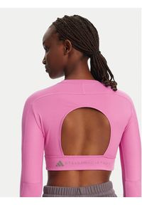 Adidas by Stella McCartney - adidas by Stella McCartney Koszulka techniczna Stella McCartney TrueStrength JJ1644 Różowy Slim Fit. Kolor: różowy. Materiał: syntetyk #4