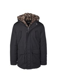Urban Classics - Parka Urban Classic hooded faux fur. Typ kołnierza: kaptur. Kolor: czarny. Sezon: zima #1