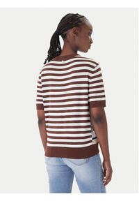 Liu Jo T-Shirt WA6386 MS49I Brązowy Regular Fit. Kolor: brązowy. Materiał: wiskoza #3