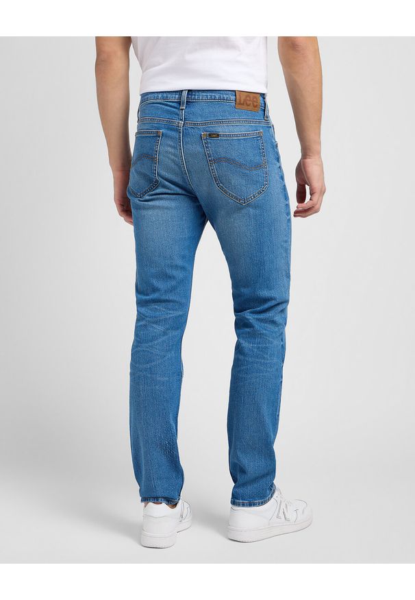 Lee - LEE MĘSKIE SPODNIE RIDER INDIGO VINTAGE 112346321 L701015994. Długość: długie. Styl: vintage