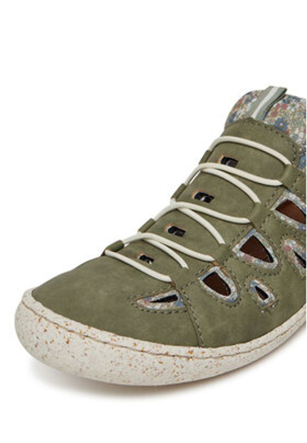 Rieker Półbuty 54551-52 Zielony. Kolor: zielony. Materiał: materiał