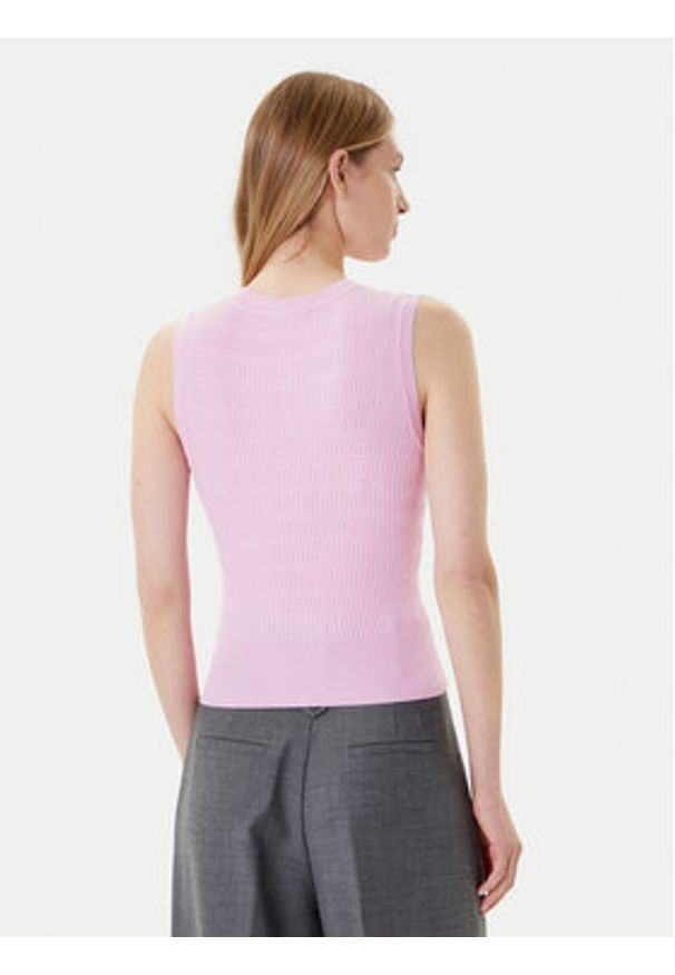 Morgan Top 252-MJILA Różowy Slim Fit. Kolor: różowy. Materiał: syntetyk