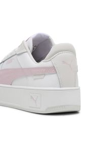 Puma - Sneakersy damskie Carina Street PUMA White Rose Mauve Feather Gray Pink. Okazja: na co dzień. Kolor: szary, wielokolorowy, biały, różowy. Obcas: na platformie