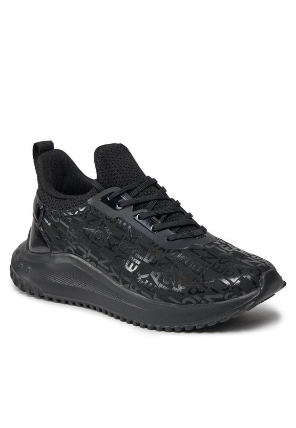 Calvin Klein Jeans Sneakersy Eva Run Slipon Lace Lum Aop Wn YW0YW01441 Czarny. Kolor: czarny. Materiał: materiał. Sport: bieganie