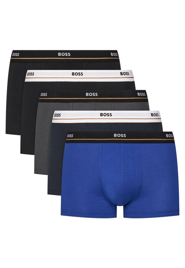 BOSS Komplet 5 par bokserek 50531660 Kolorowy. Materiał: bawełna. Wzór: kolorowy