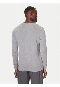 TOMMY HILFIGER - Tommy Hilfiger Sweter MW0MW14748 Szary Regular Fit. Kolor: szary. Materiał: bawełna #4