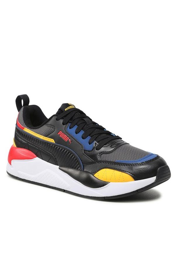Sneakersy Puma. Kolor: czarny. Materiał: materiał