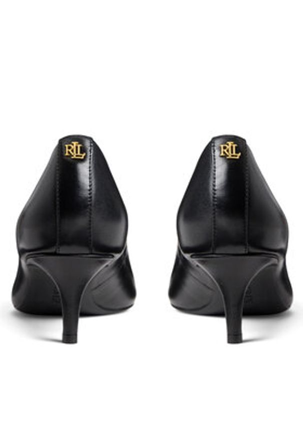 Lauren Ralph Lauren - LAUREN RALPH LAUREN Czółenka 802940572001 Czarny. Kolor: czarny. Materiał: skóra. Obcas: na szpilce