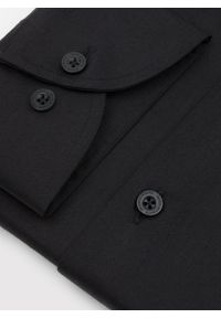 Pako Lorente - PAKO LORENTE – Czarna koszula męska. Kolor: czarny. Materiał: bawełna, elastan. Długość rękawa: długi rękaw. Długość: długie #4
