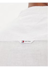 Tommy Jeans Koszula Mao DM0DM18964 Biały Regular Fit. Kolor: biały. Materiał: len #4