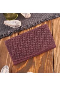 PAOLO PERUZZI - Portfel skórzany vintage różowy Paolo Peruzzi T-109-HCH. Kolor: różowy. Materiał: skóra. Wzór: geometria #1