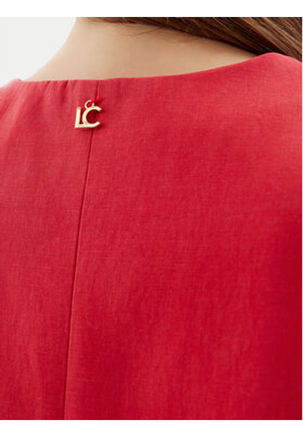 LOLA CASADEMUNT Kamizelka LS2502007 Czerwony Regular Fit. Kolor: czerwony. Materiał: lyocell