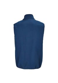 SOL'S - Ocieplacz Męski Falcon Softshell Zapinany Na Zamek Błyskawiczny. Kolor: niebieski. Materiał: softshell