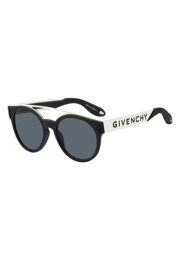 Givenchy - Okulary przeciwsłoneczne. Kształt: okrągłe. Kolor: czarny