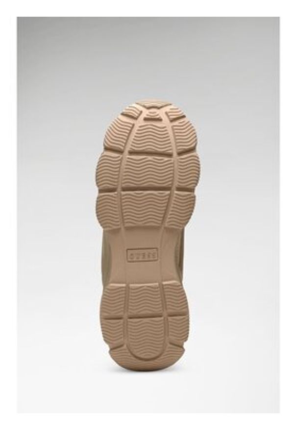 Guess Sneakersy FLTMZZ ELE12 Beżowy. Kolor: beżowy. Materiał: materiał
