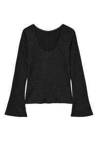 Vero Moda Bluzka Cille 10334657 Czarny Slim Fit. Kolor: czarny. Materiał: syntetyk #3
