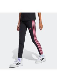Adidas - Legginsy dziecięce ADIDAS. Okazja: na uczelnię. Materiał: materiał, bawełna. Styl: sportowy