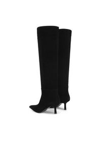 Gino Rossi Kozaki ZANNA-9802 Czarny. Kolor: czarny. Materiał: zamsz, skóra #2