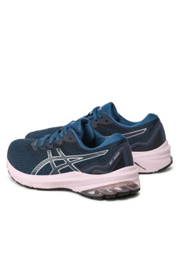 Asics Buty do biegania Gt-1000 11 1012B197 Granatowy. Kolor: niebieski. Materiał: materiał