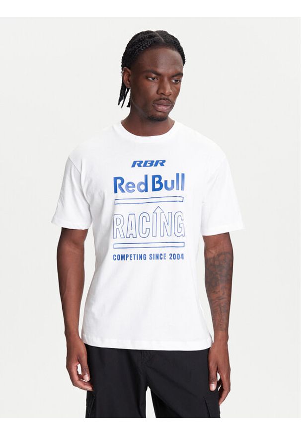 Pepe Jeans T-Shirt Red Bull Racing History RM500020 Biały Regular Fit. Kolor: biały. Materiał: bawełna